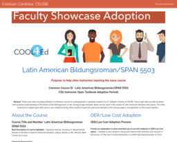 Esteban Córdoba, CSUSB