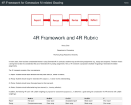 4R Framework for Generative AI-related Grading