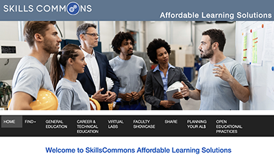 SkillsCommons Affordable Learning Solutions