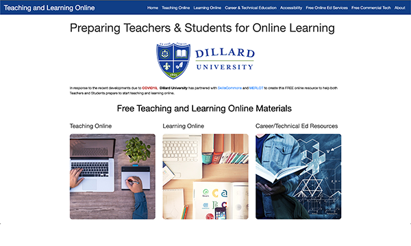 Teaching & Learning Online: Dillard University
