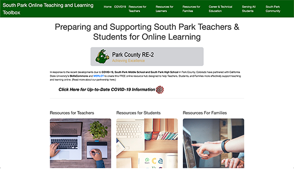 Teaching & Learning Online: South Park County RE-2