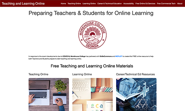 Teaching & Learning Online: Morehouse College