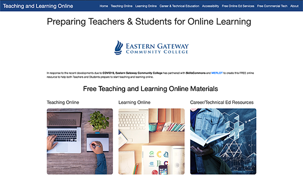 Teaching & Learning Online: Eastern Gateway Community College