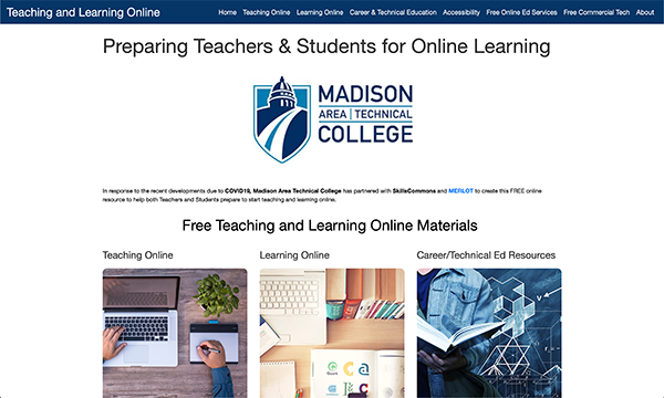 Teaching & Learning Online: Madison Area Technical College