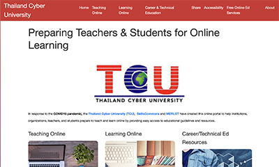 Teaching & Learning Online: Thai Cyber University