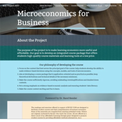 Microeconomics for Business