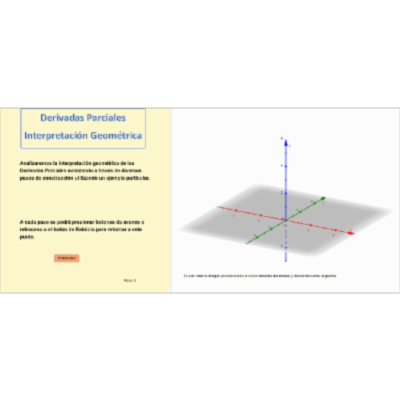 Derivadas Parciales - Interpretación geométrica icon