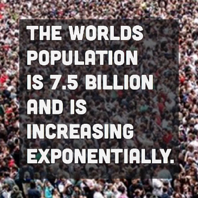 Sustainability and Resilience on Instagram:#worldpopulation #2017 #exponentialincrease #carryingcapacity of #earth is #10billion #humans #population #overshoot and #collapse #2050 icon