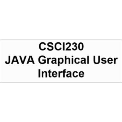 Java GUI