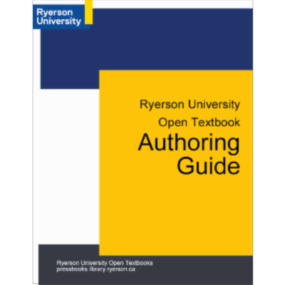 Ryerson Open Textbook Authoring Guide icon