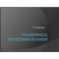 Philosophical Reflections on Water icon