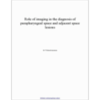 Role of imaging in parapharyngeal space lesions icon