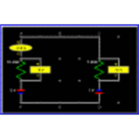 Kirchhoff's Rules, Circuit 1 (Electronics, Physics) icon
