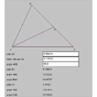 Triangle Angle Calculator (given 2 sides and a non-included angle)) icon