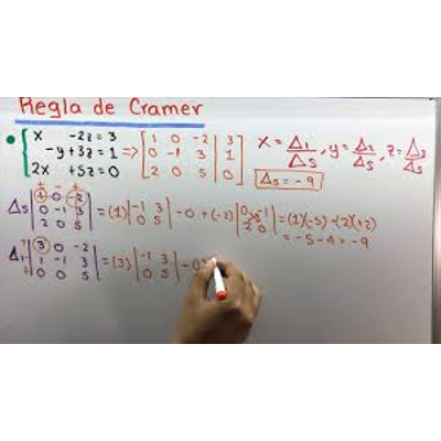 regla de cramer icon