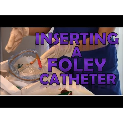 Foley Catheter Insertion Female | How to Insert a Foley Catheter Sterile Technique icon