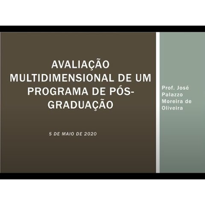Avaliação Multidimensional em Programas de Pós Graduação icon