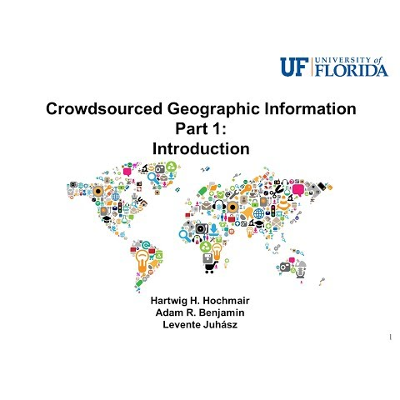 Crowdsourced Geographic Information