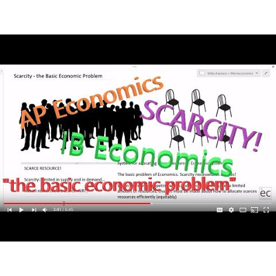 Scarcity, the Basic Economic Problem icon