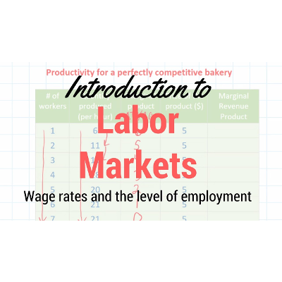 Introduction to Resource Markets and Marginal Revenue Product icon