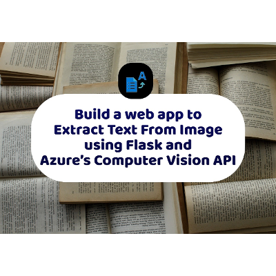 Build a web app to Extract Text From Image using Flask and Azure’s Computer Vision API icon
