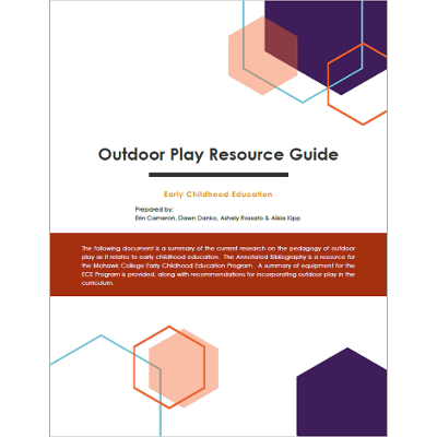 Outdoor Play Resource Guide: ECE icon