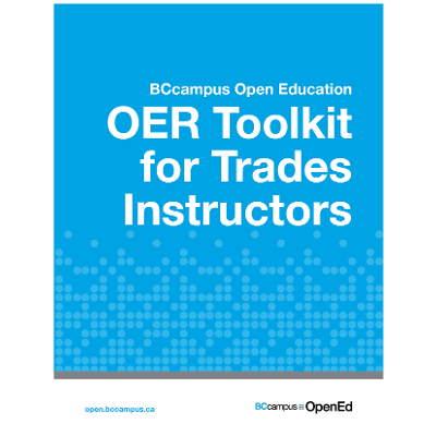 OER Toolkit for Trades Instructors: Adopting an Open Education Resource & Integrating It into a Trades Course icon