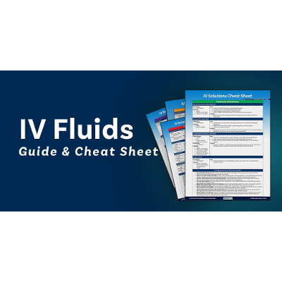 FREE: IV Fluid Guide and Cheat Sheet (2020 Update) icon