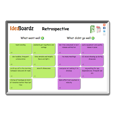IdeaBoardz - Brainstorm, Retrospect, Collaborate