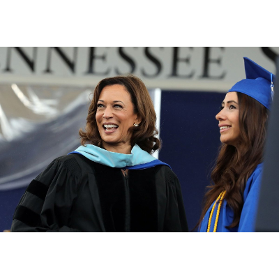 Kamala Harris gives speech to Tennessee State University grads icon