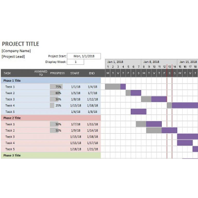 Gantt Chart Template Excel icon