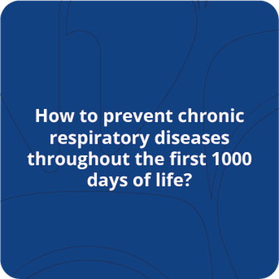 How to prevent chronic respiratory diseases throughout the first 1000 days of life? icon
