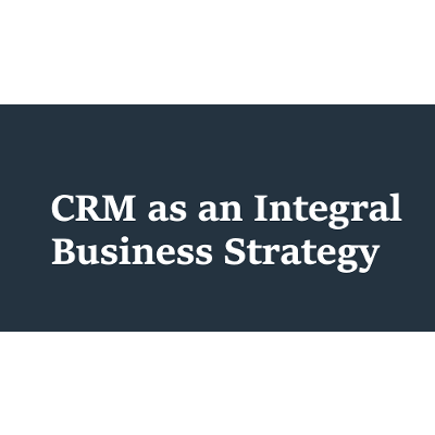 CRM as an Integral Business Strategy icon