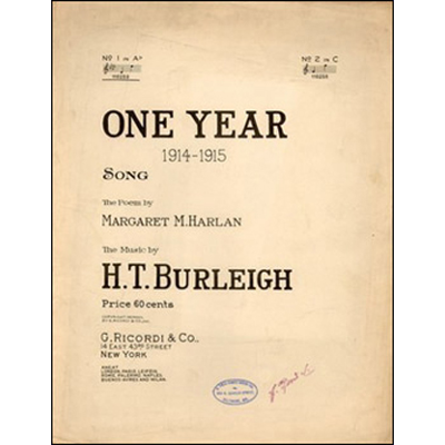 Vocal Repertoire and Performance: African American Composers icon