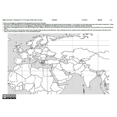 In-Class Activities (World Geography) icon