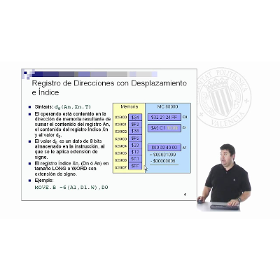 Modos de Direccionamiento del Microprocesador Motorola 68000 II |  | UPV icon