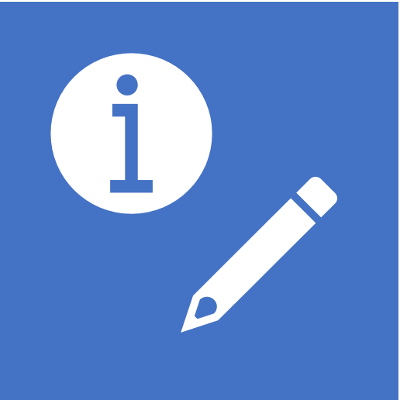 Information vs Instruction - Infographic icon