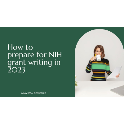 How to prepare for NIH grant writing in 2023 icon