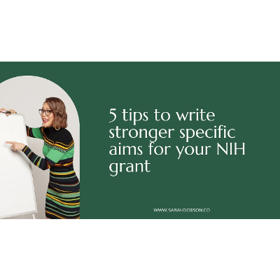 Review: 5 tips to write stronger specific...