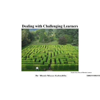 Dealing with Challenging Learners icon