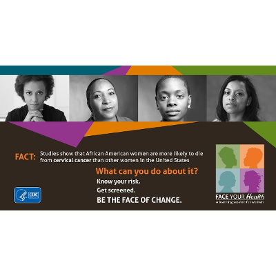 Face Your Health: A Learning Session for Women | CDC icon