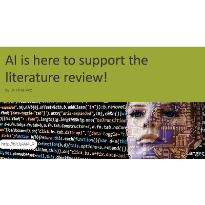 AI for Discovery and Review of the Literature: Critical Analysis icon