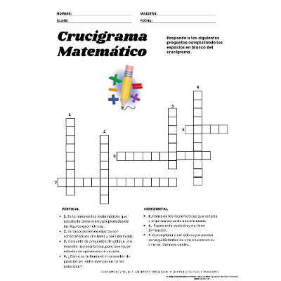 Crucigrama matemático icon