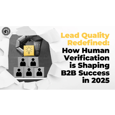 Lead Quality Redefined: How Human Verification is Shaping B2B Success in 2025 icon