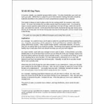 30-60-90-Day Plans icon