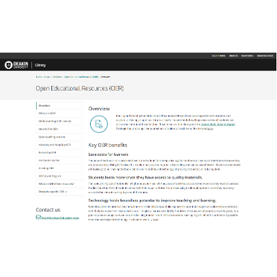 Open Educational Resources (OER) guide icon