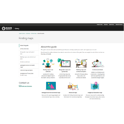 Finding maps guide icon