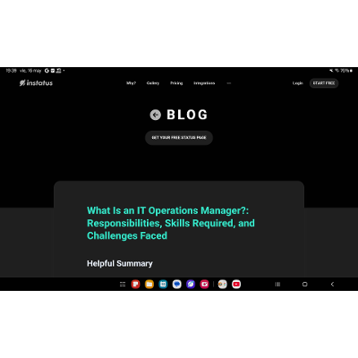 What Is an IT Operations Manager?: Responsibilities, Skills Required, and Challenges Faced - Instatus blog