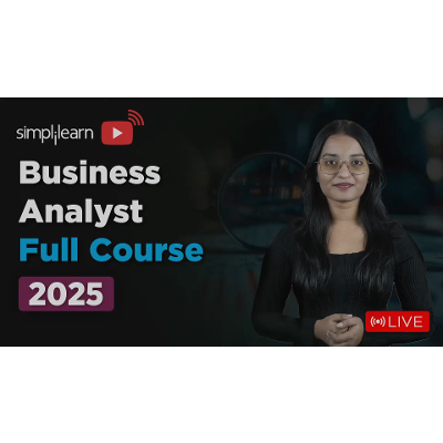 Business Analyst Full Course 2025 | Simplilearn icon