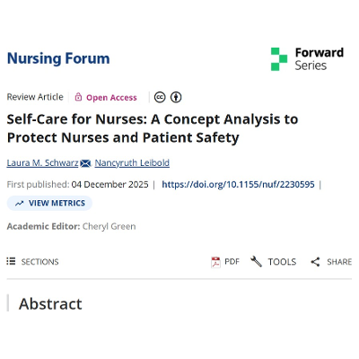 Self-Care for Nurses: A Concept Analysis to Protect Nurses and Patient Safety icon